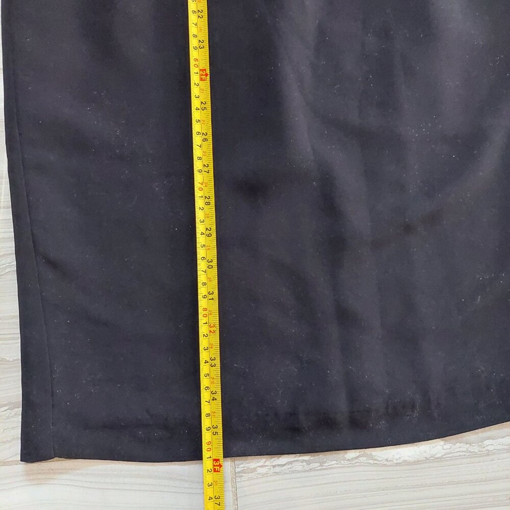 Laura Sheath Dress with Baby Pink Ribbon Detail Size 4-6/S Black/Pink - Picture 8 of 8